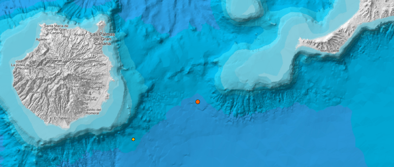 Localización del epicentro del terremoto/IGN.